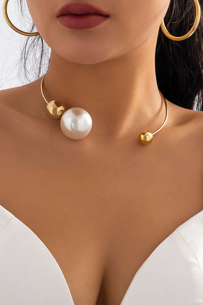 Collares de Perlas de Metal
