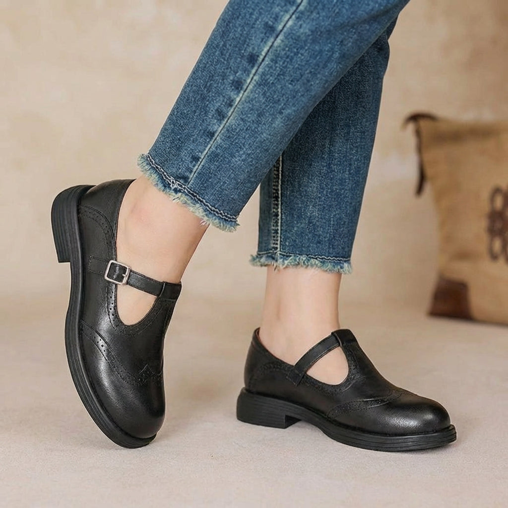 Odette - Zapatos Mary Jane para mujer con correa regulable