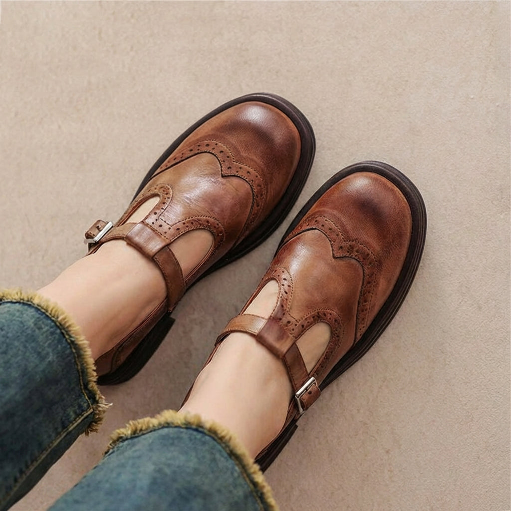 Odette - Zapatos Mary Jane para mujer con correa regulable