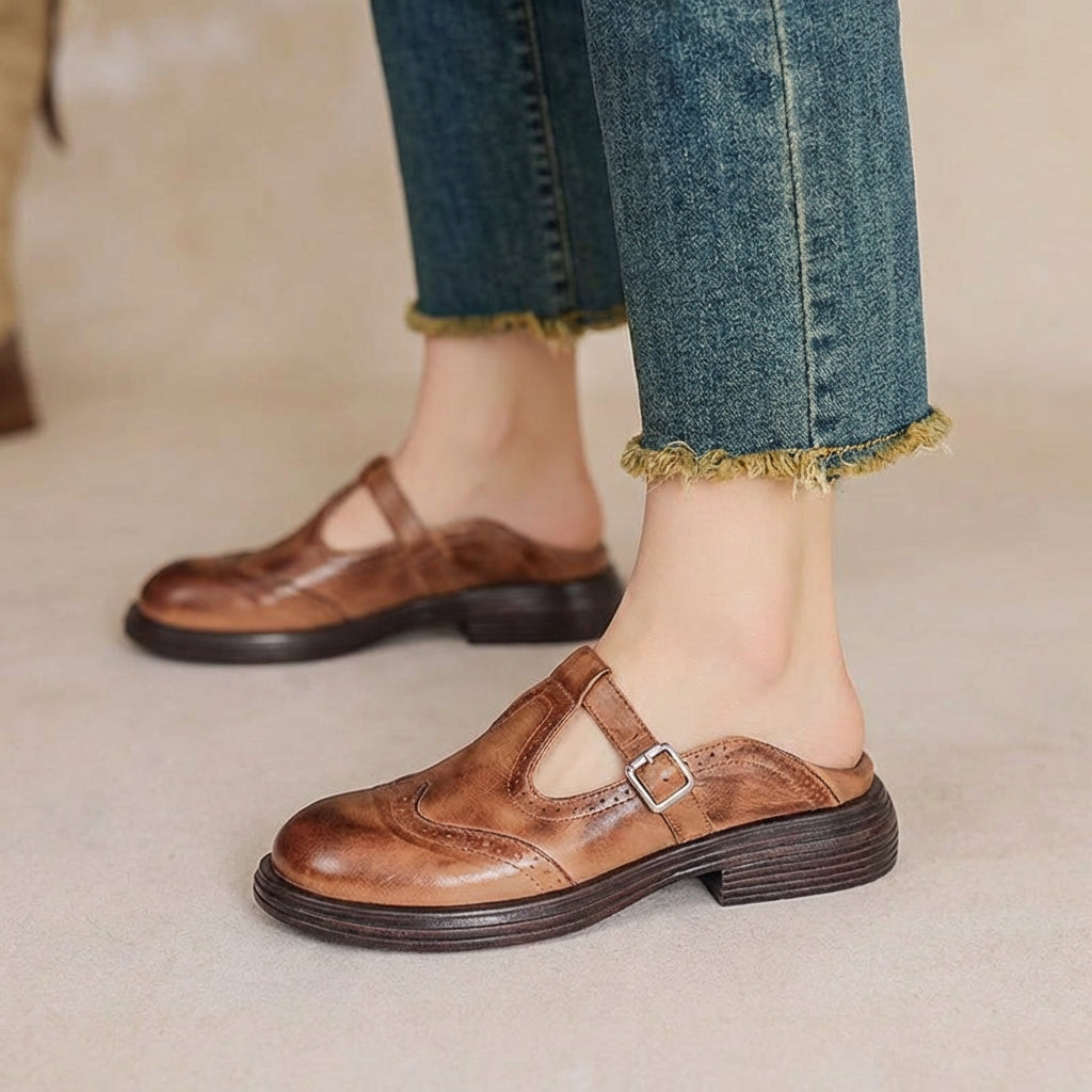 Odette - Zapatos Mary Jane para mujer con correa regulable