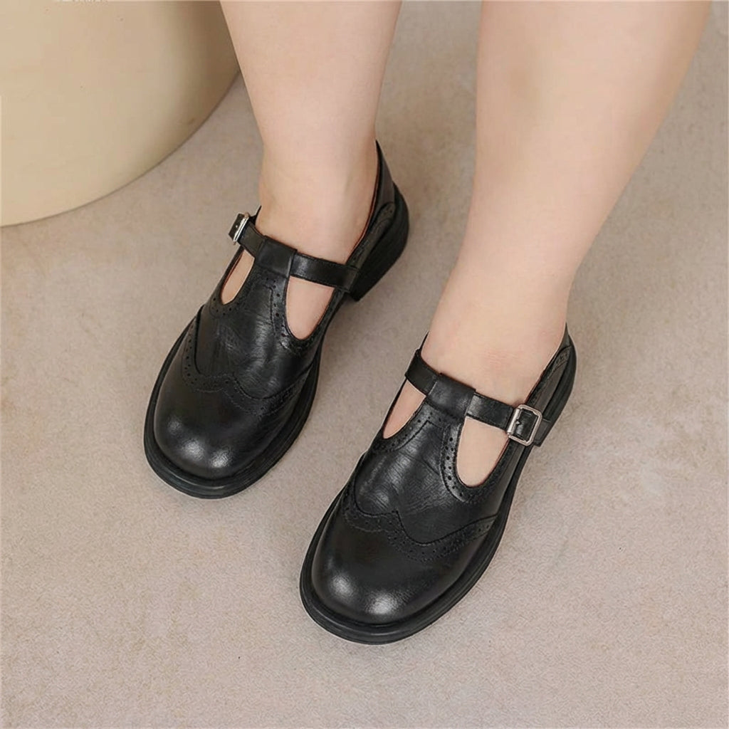 Odette - Zapatos Mary Jane para mujer con correa regulable
