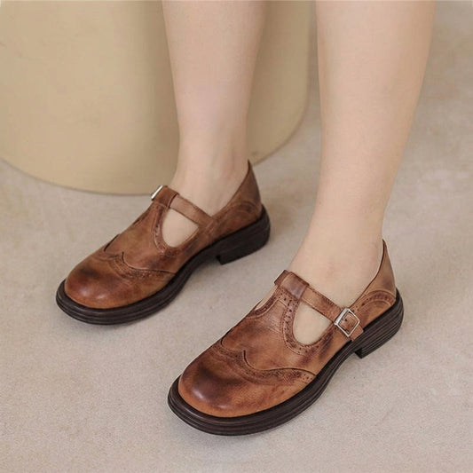 Odette - Zapatos Mary Jane para mujer con correa regulable