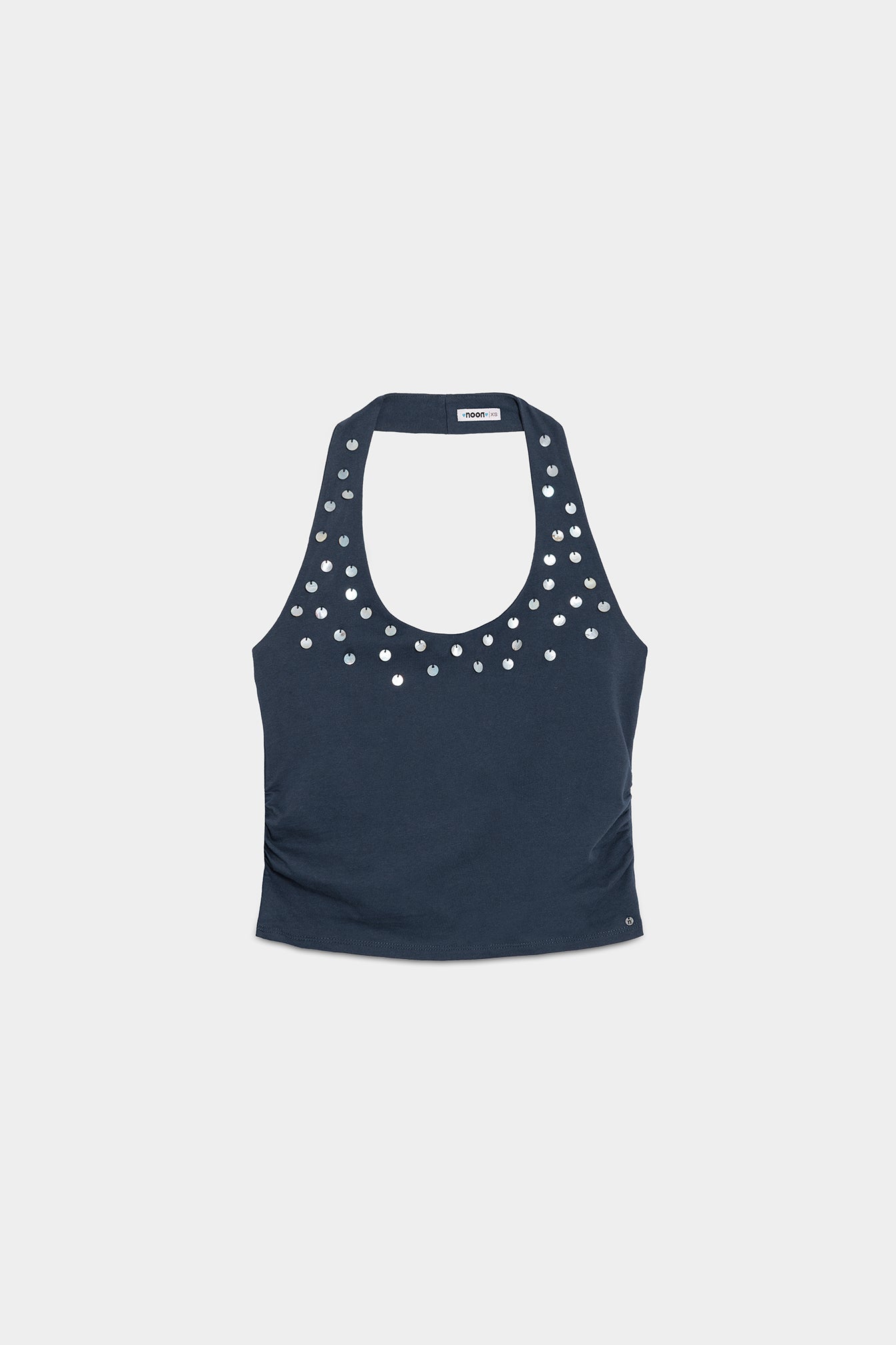 TOP ALGODON BOTONES NACAR
