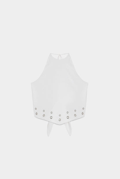TOP ALGODON EYELETS PAÑUELO