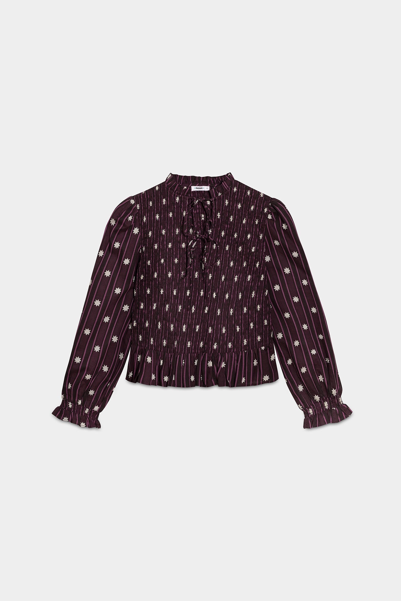 TOP ESTAMPADO FRUNCES