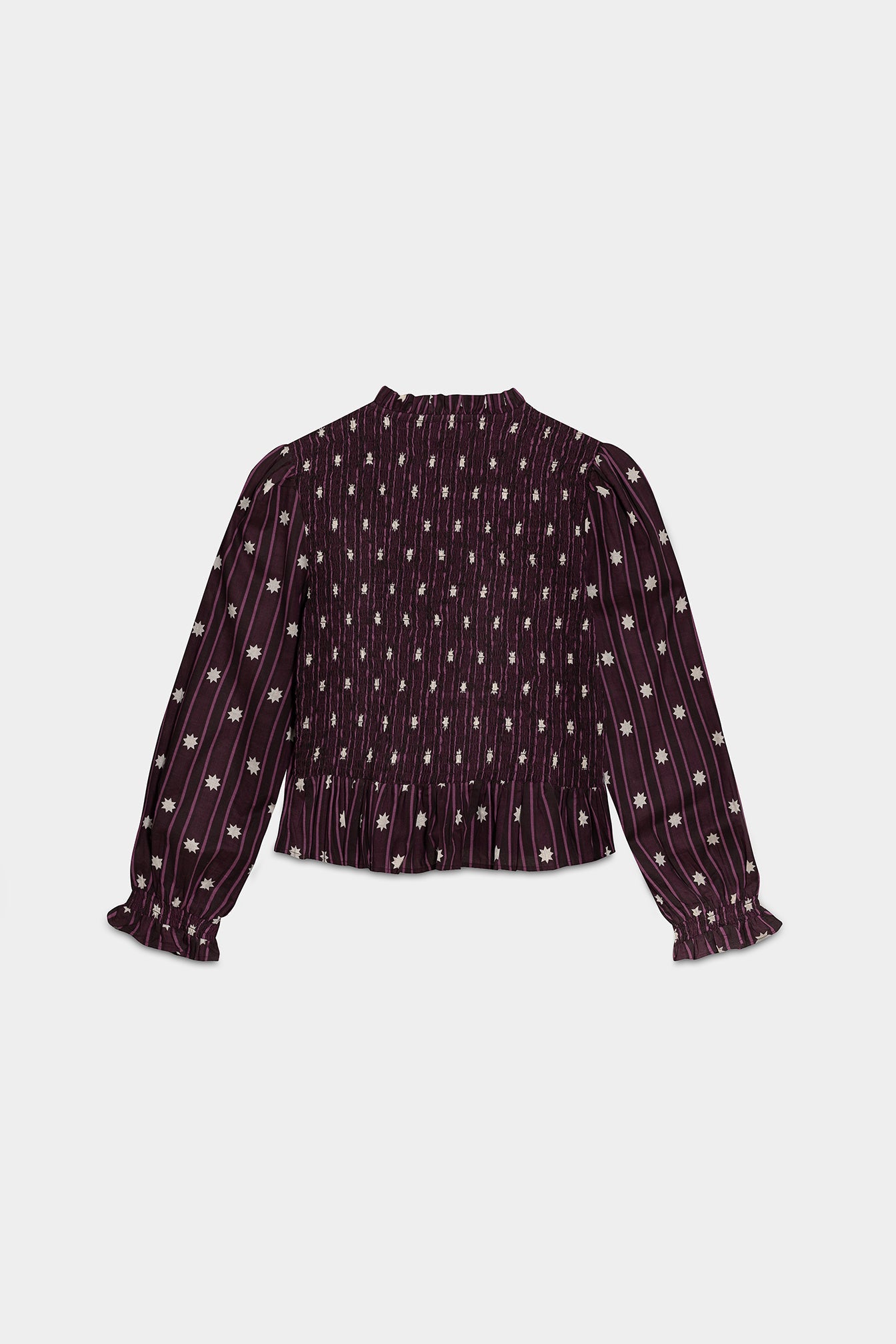 TOP ESTAMPADO FRUNCES