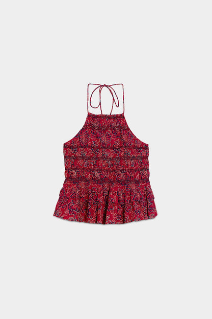 TOP HALTER ESTAMPADO