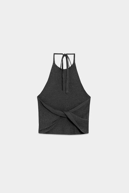 TOP HALTER LUREX TACHAS