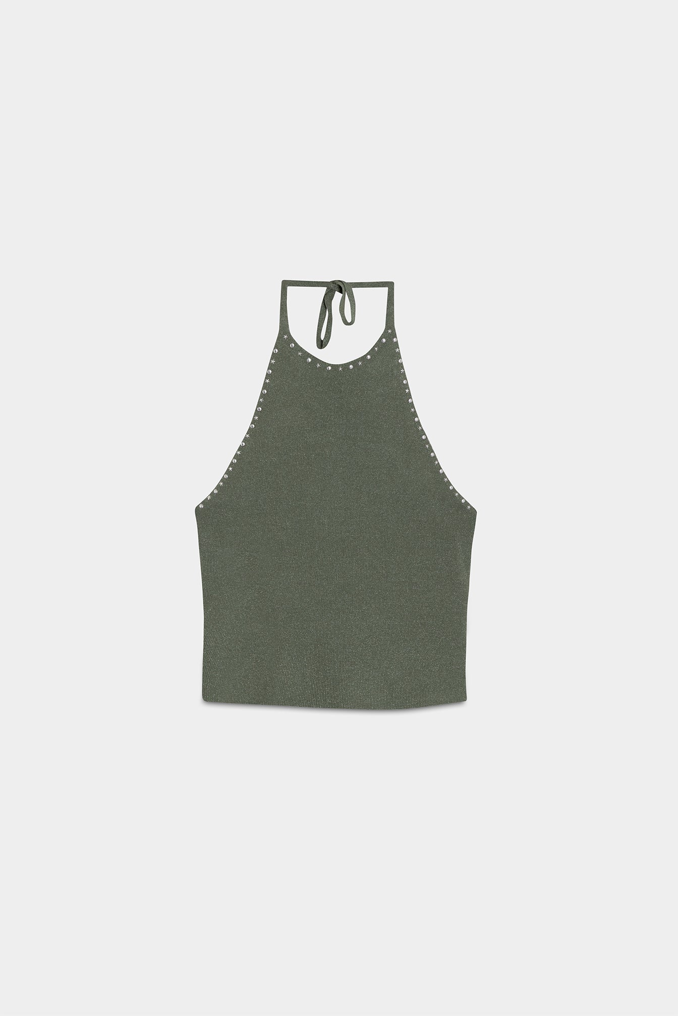TOP HALTER LUREX TACHAS