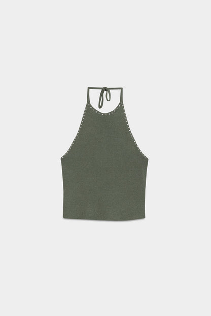 TOP HALTER LUREX TACHAS