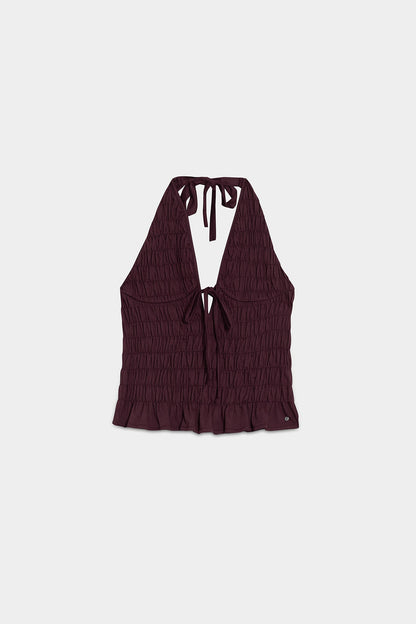 TOP HALTER NIDO ABEJA