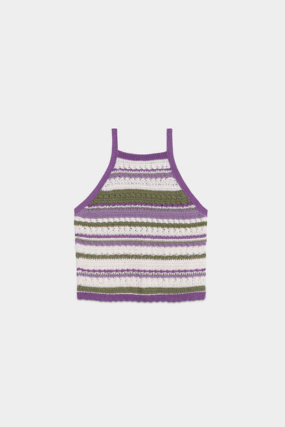 TOP HALTER RAYAS