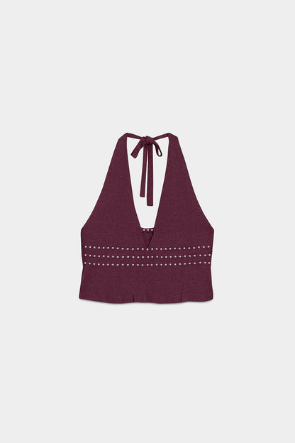 TOP HALTER TACHAS