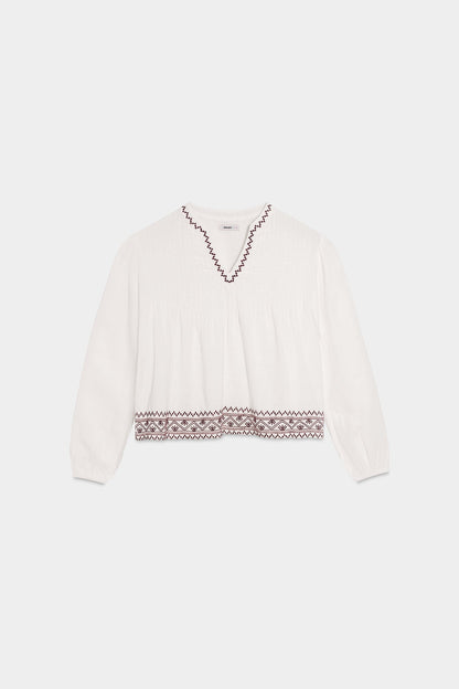 BLUSA JARETAS BORDADO