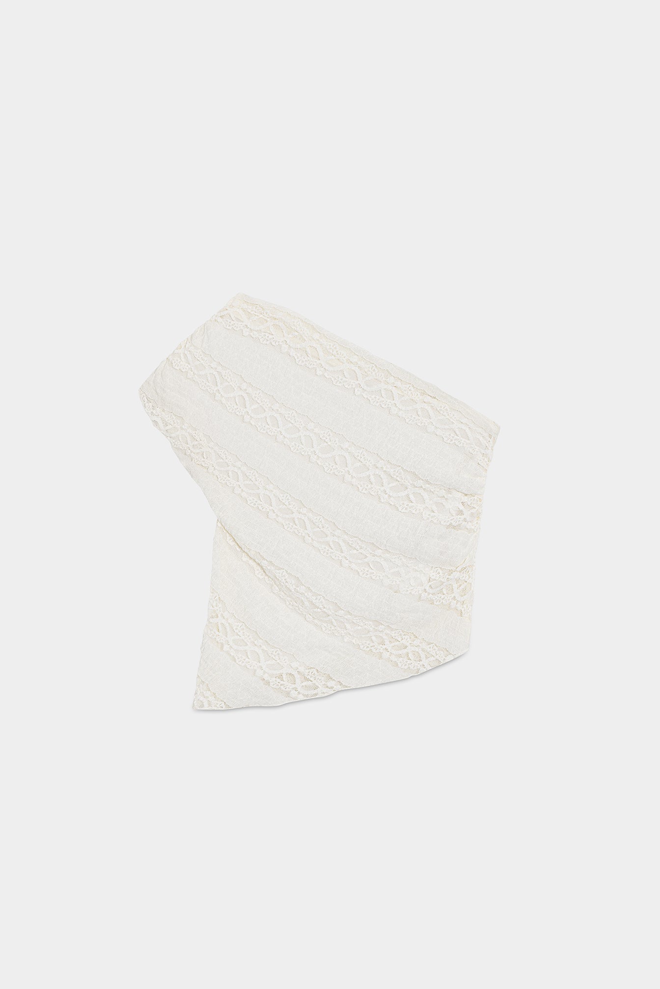 TOP LACE ASIMETRICO