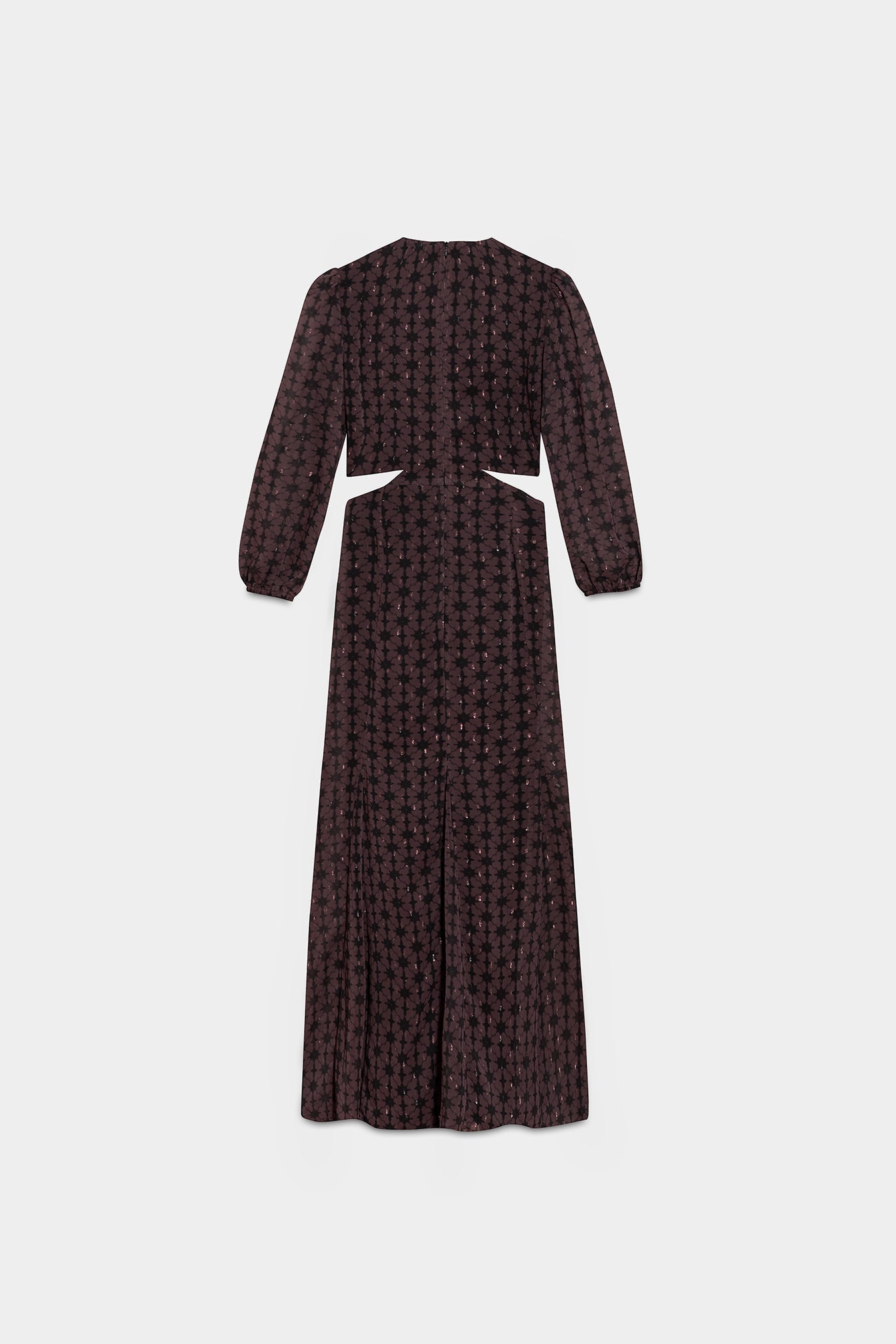 VESTIDO MIDI ESCOTE PICO CUT OUT