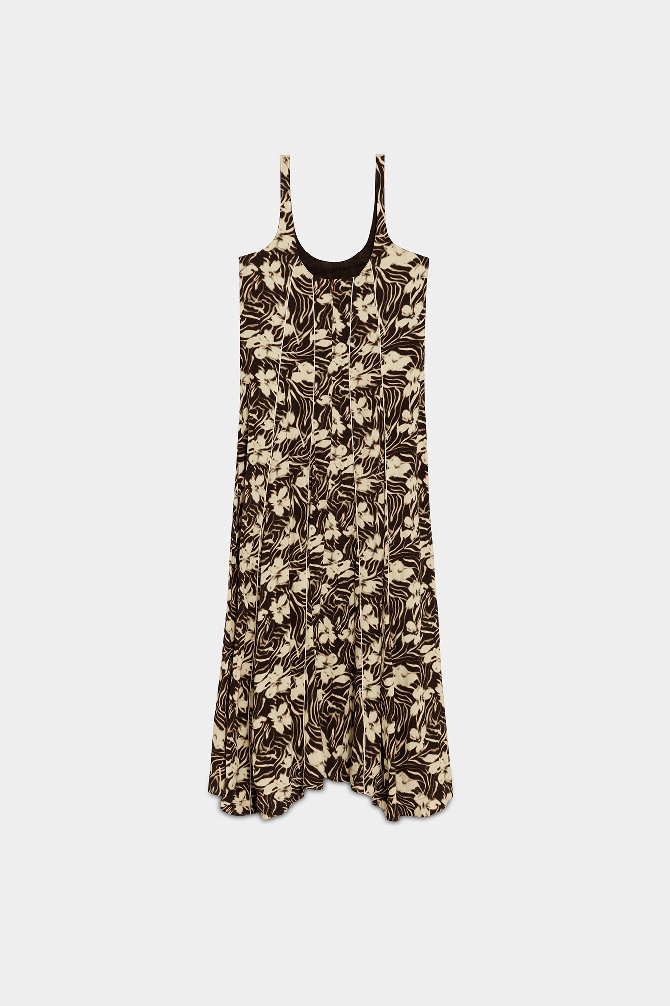 VESTIDO MIDI ESTAMPADO FLORES