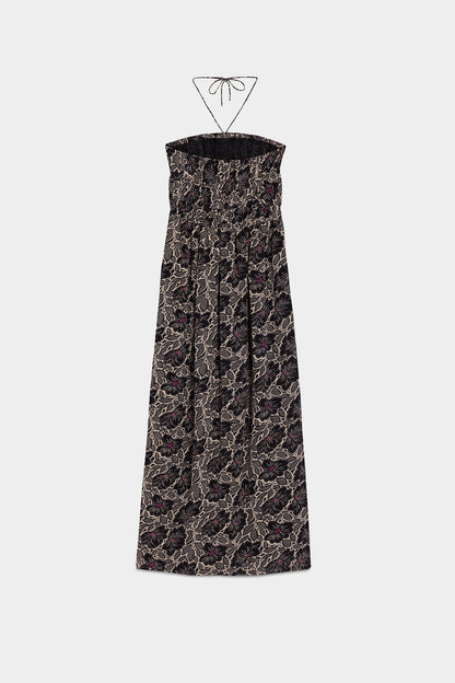 VESTIDO MIDI ESTAMPADO GOMAS