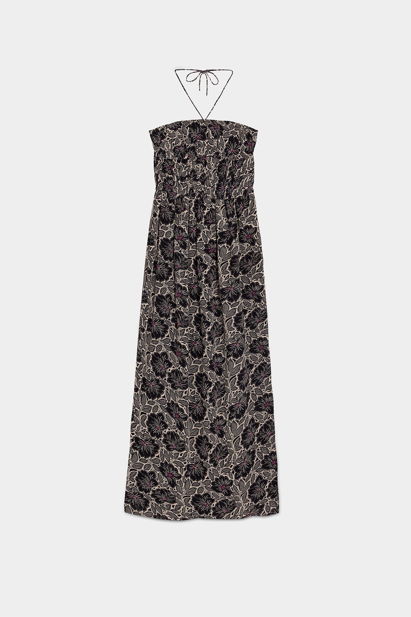 VESTIDO MIDI ESTAMPADO GOMAS