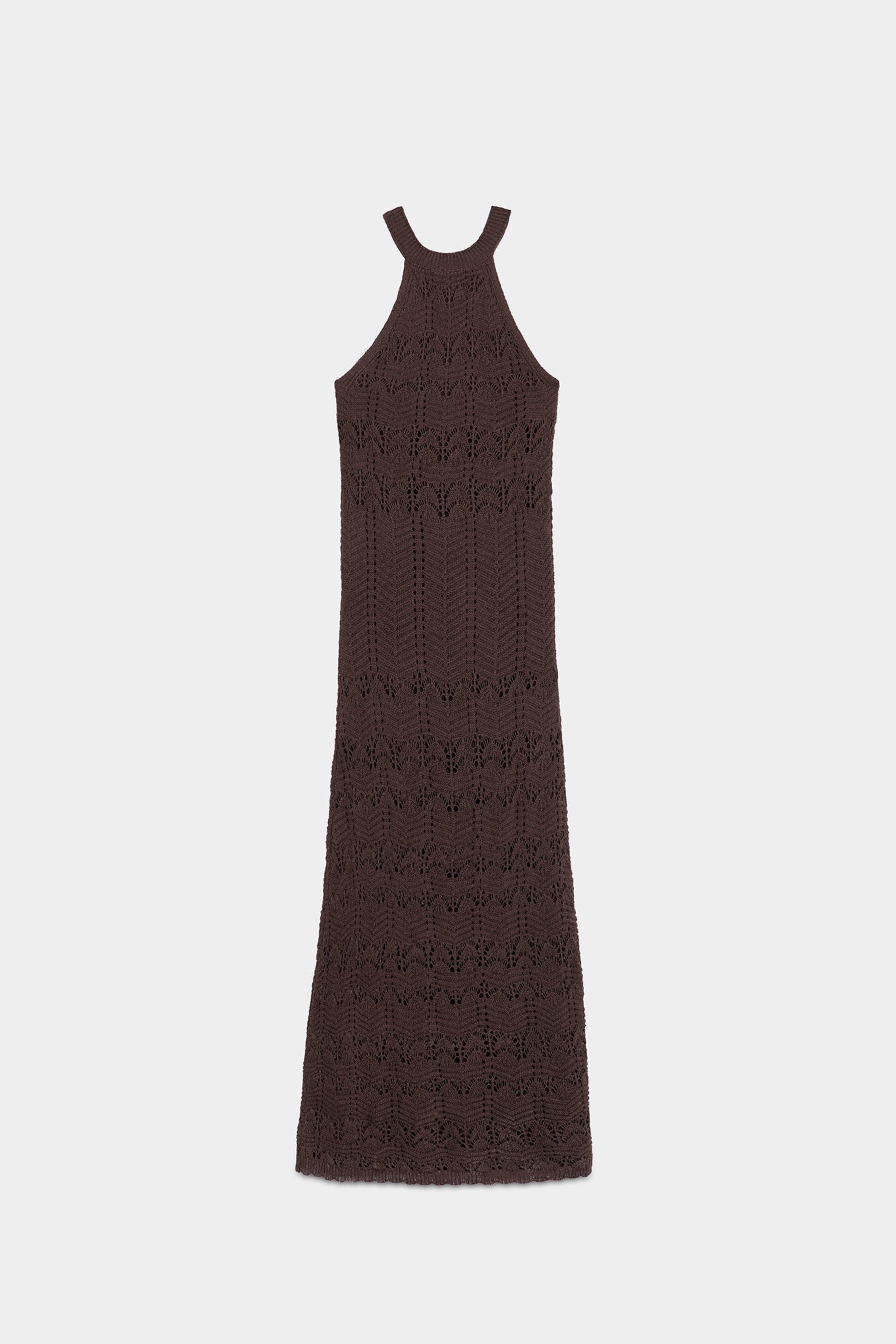 VESTIDO MIDI HALTER CROCHET