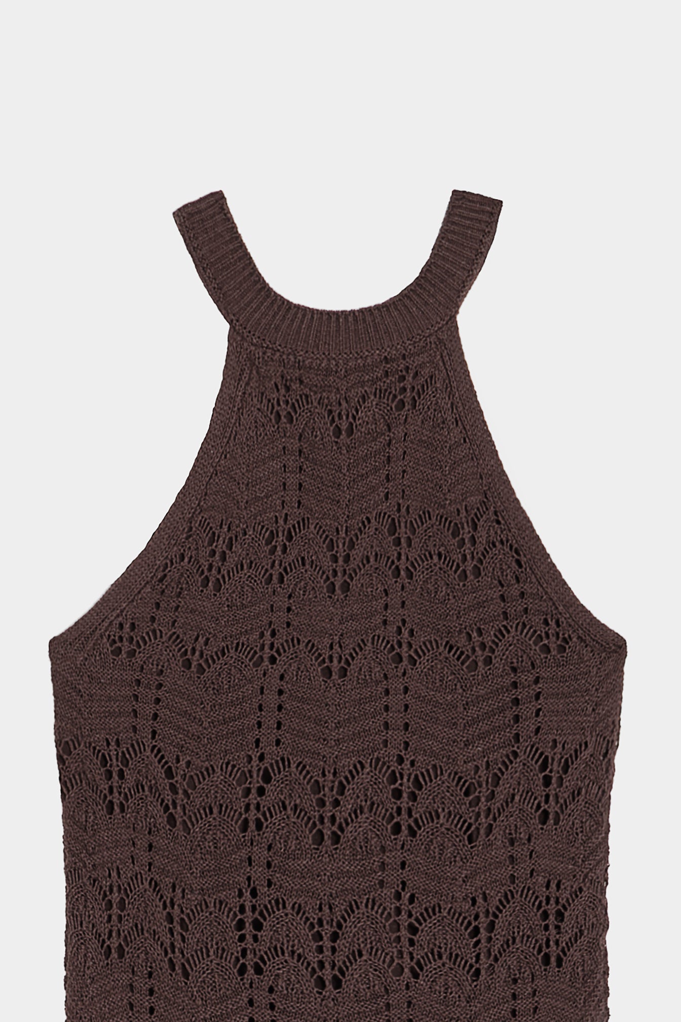 VESTIDO MIDI HALTER CROCHET