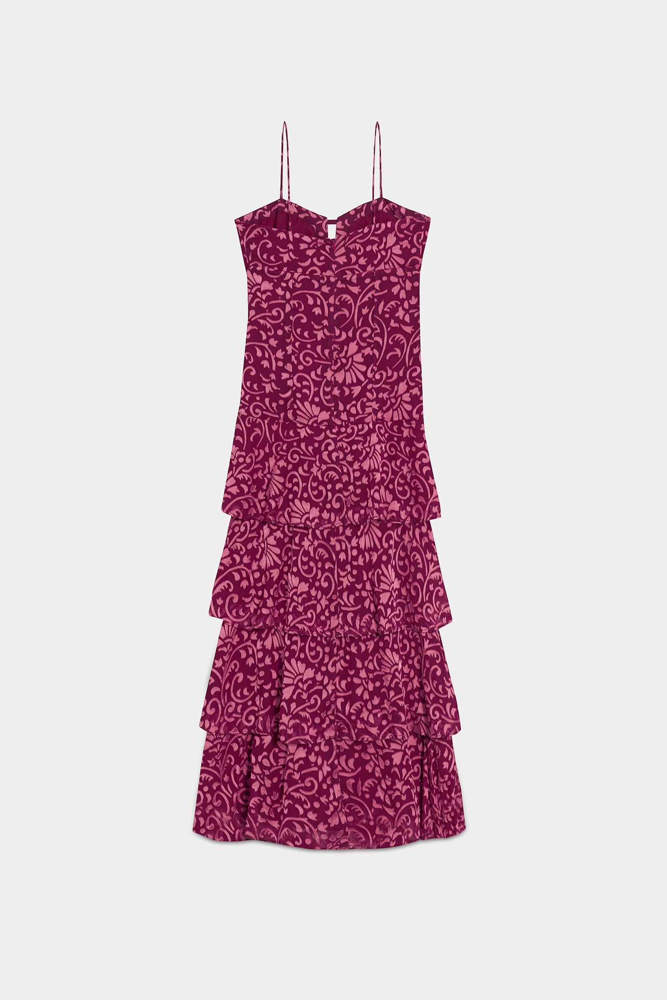 VESTIDO MIDI VOLANTES MERCEDES