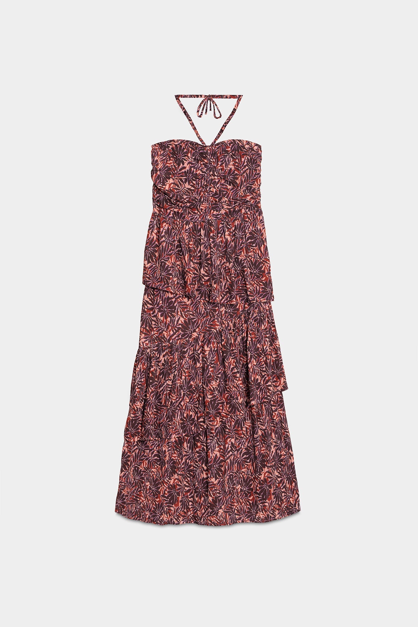 VESTIDO MIDI VOLANTES RENATA