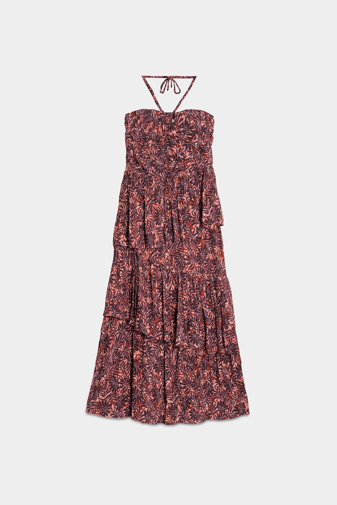 VESTIDO MIDI VOLANTES RENATA