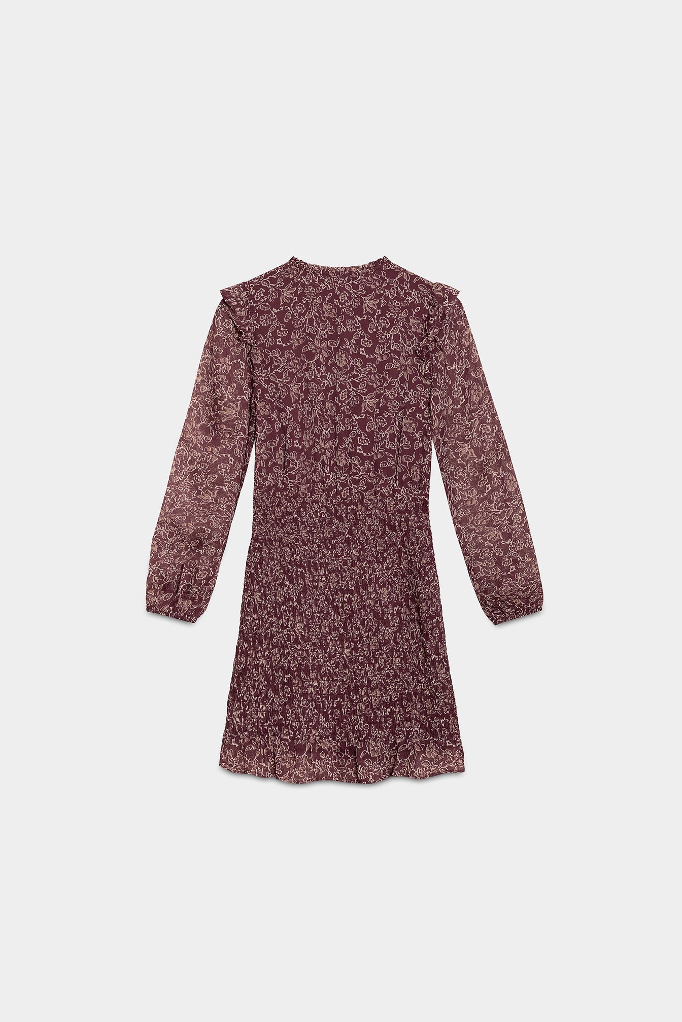 VESTIDO MINI FRUNCIDO